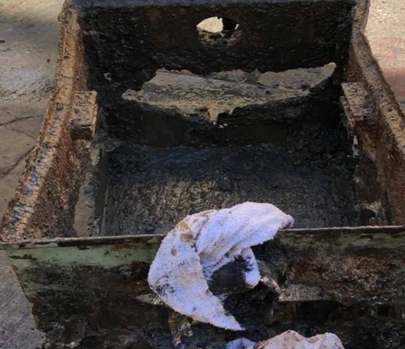 Descarte de gordura em estação de bio-reciclagem licenciada em Curitiba