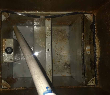 Reparos em interceptores de graxa HGI e GGI em Curitiba